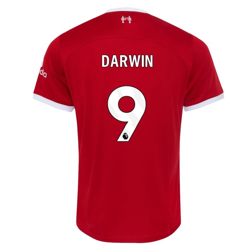 Hombre Fútbol Camiseta Darwin Nunez #9 Rojo 1ª Equipación 2023/24 Perú