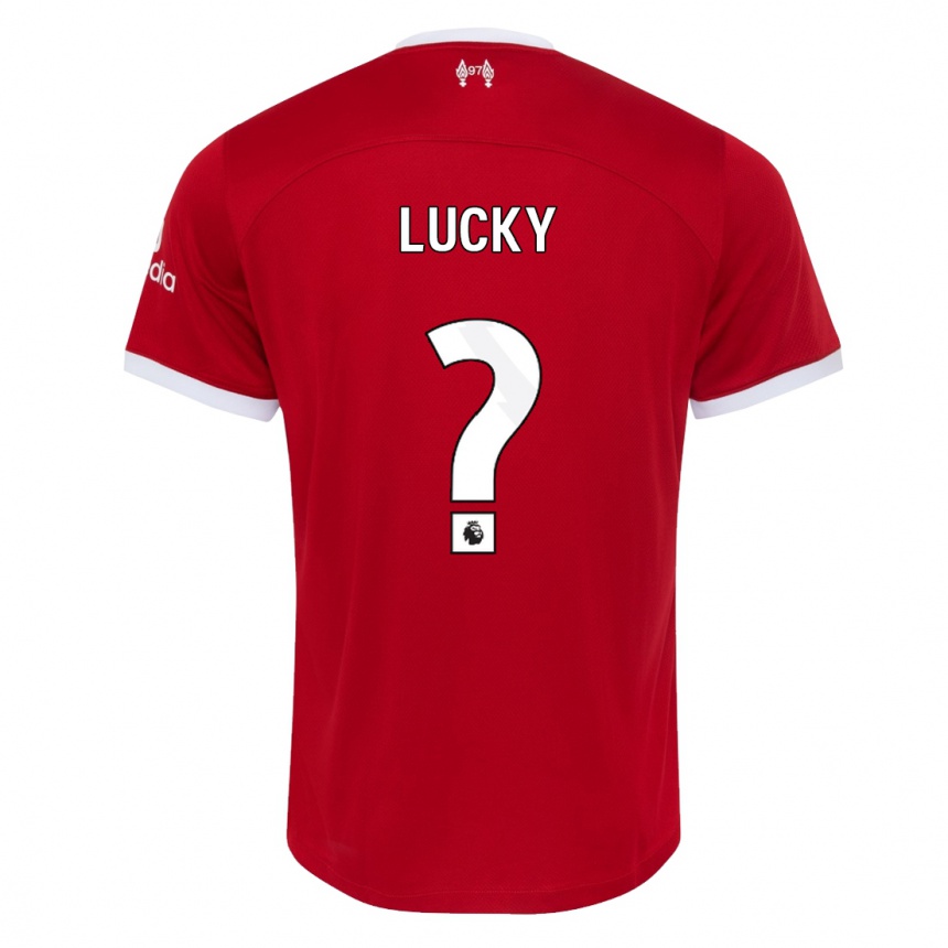 Hombre Fútbol Camiseta Wellity Lucky #0 Rojo 1ª Equipación 2023/24 Perú