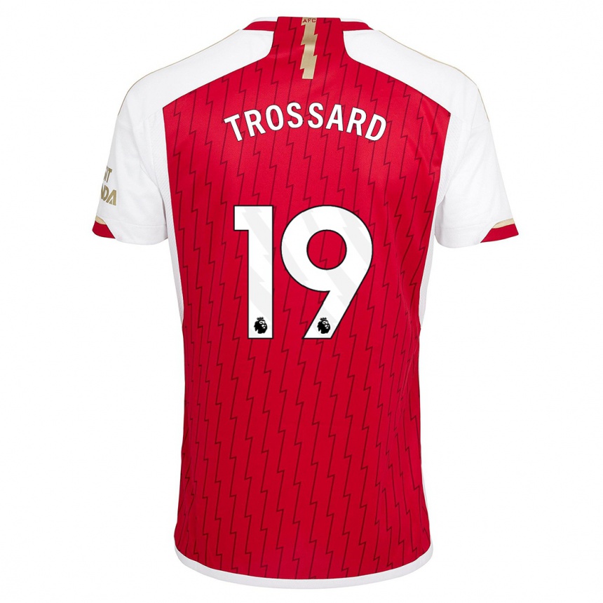 Hombre Fútbol Camiseta Leandro Trossard #19 Rojo 1ª Equipación 2023/24 Perú