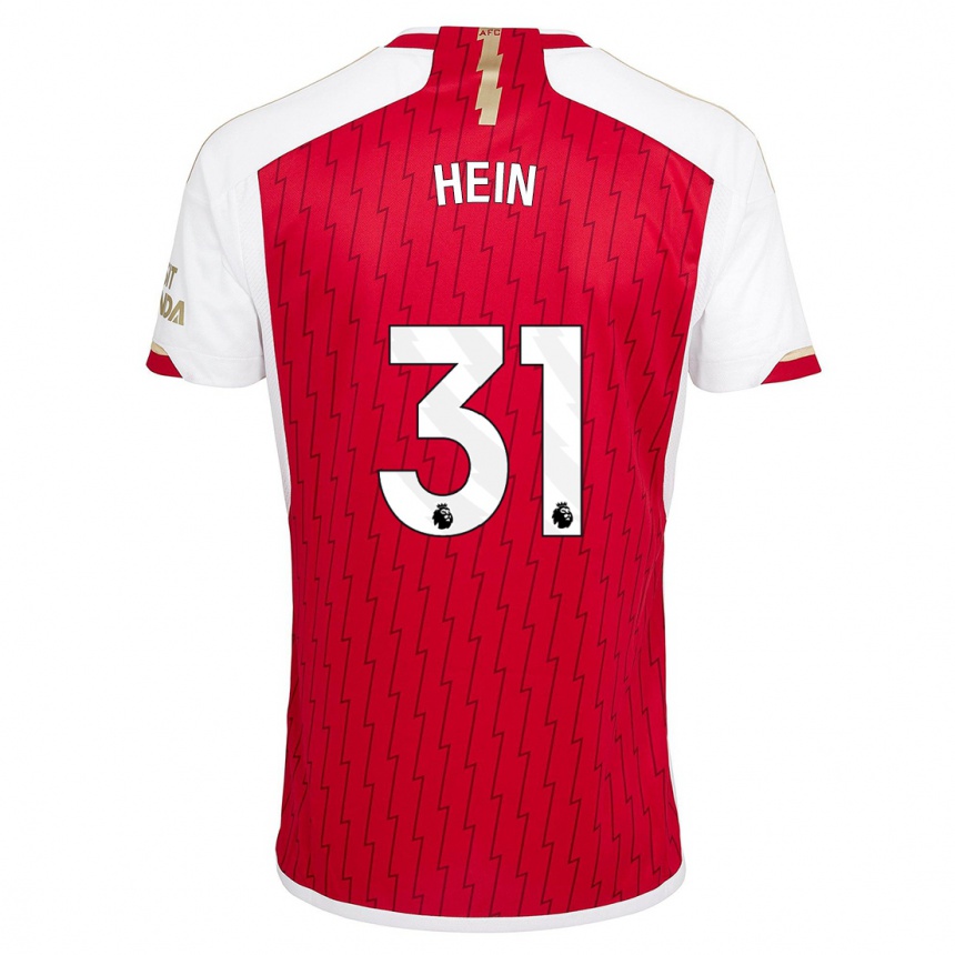 Hombre Fútbol Camiseta Karl Hein #31 Rojo 1ª Equipación 2023/24 Perú