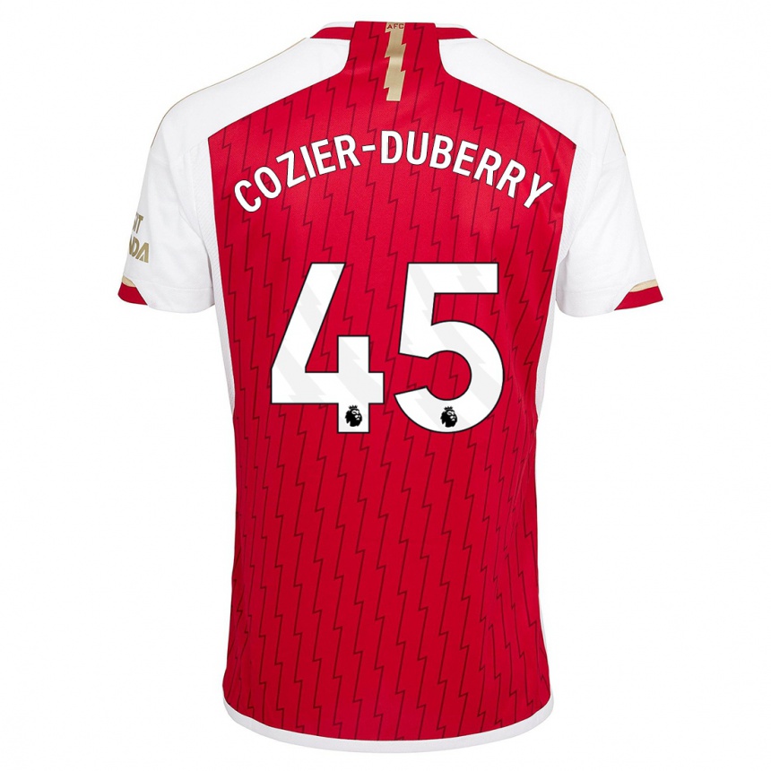 Hombre Fútbol Camiseta Amario Cozier-Duberry #45 Rojo 1ª Equipación 2023/24 Perú