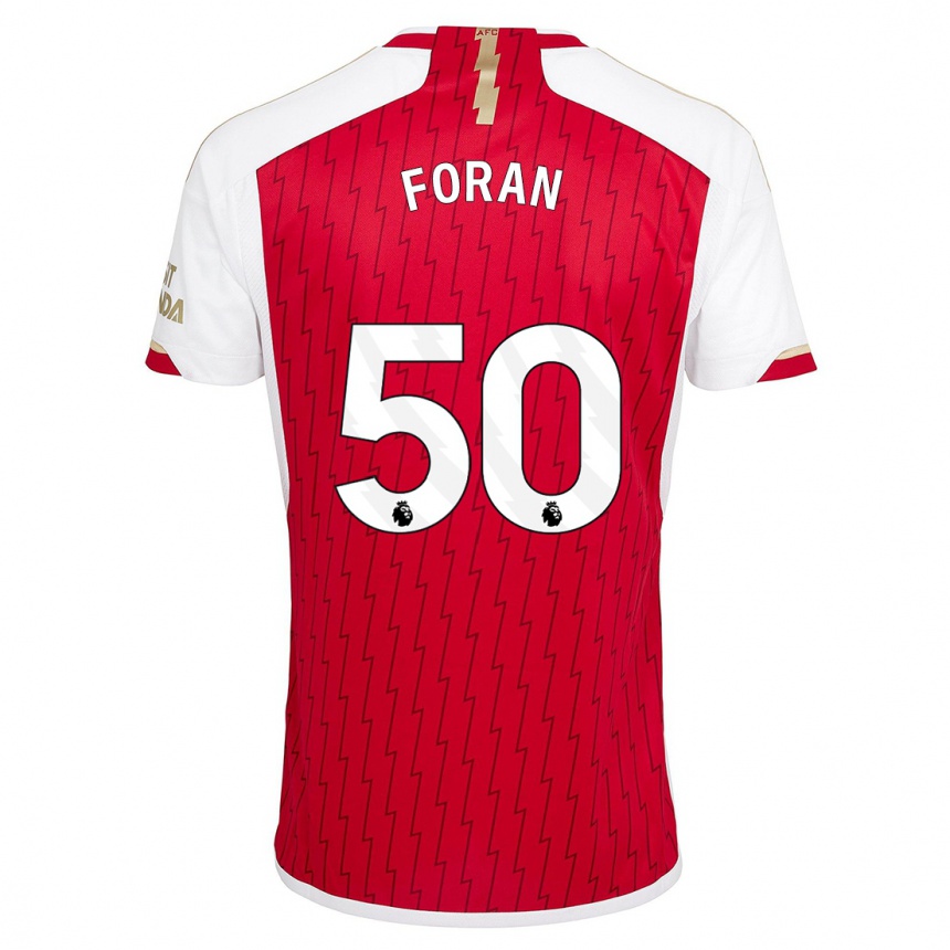 Hombre Fútbol Camiseta Taylor Foran #50 Rojo 1ª Equipación 2023/24 Perú