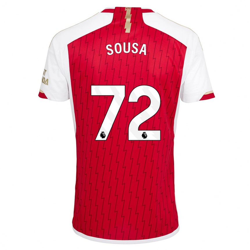 Hombre Fútbol Camiseta Lino Sousa #72 Rojo 1ª Equipación 2023/24 Perú