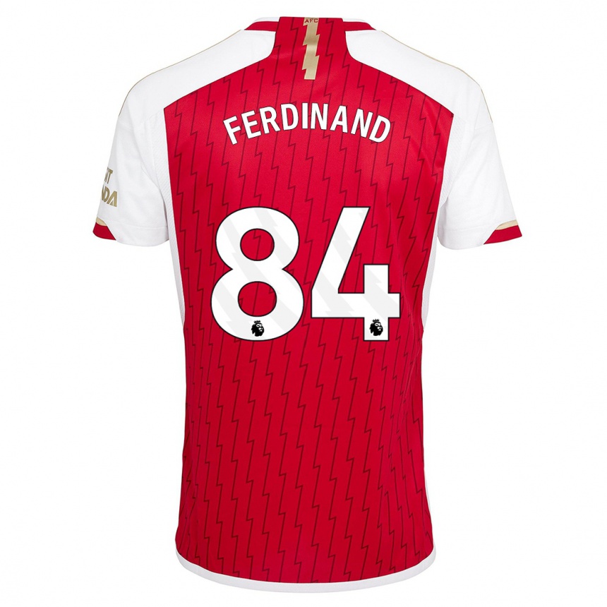 Hombre Fútbol Camiseta Seb Ferdinand #84 Rojo 1ª Equipación 2023/24 Perú