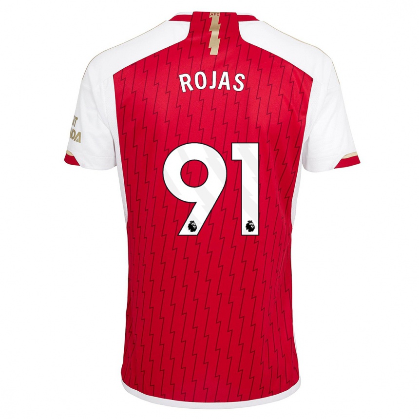 Hombre Fútbol Camiseta Alexei Rojas #91 Rojo 1ª Equipación 2023/24 Perú