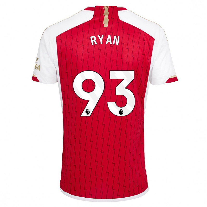 Hombre Fútbol Camiseta Kamarni Ryan #93 Rojo 1ª Equipación 2023/24 Perú