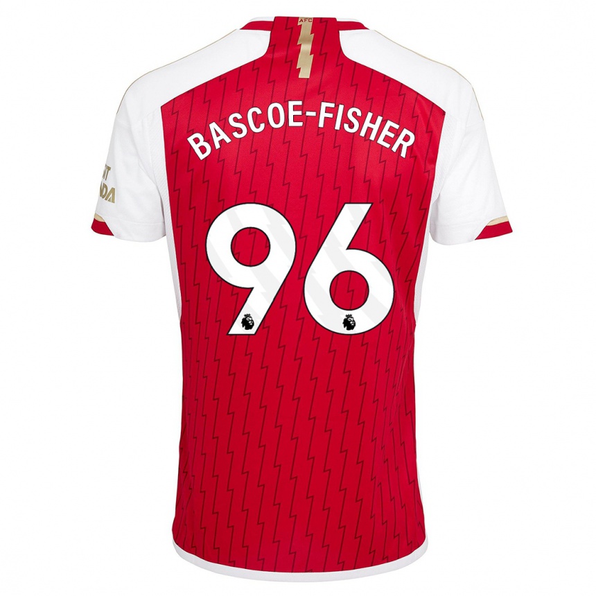 Hombre Fútbol Camiseta Jakai Bascoe-Fisher #96 Rojo 1ª Equipación 2023/24 Perú