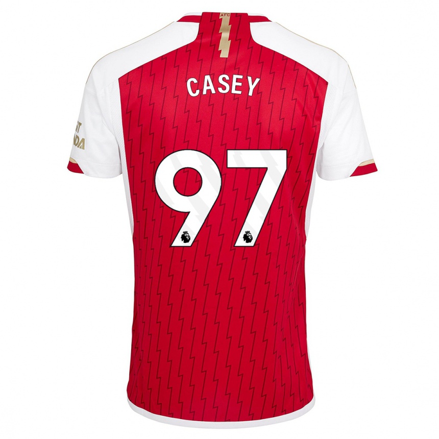 Hombre Fútbol Camiseta Dan Casey #97 Rojo 1ª Equipación 2023/24 Perú