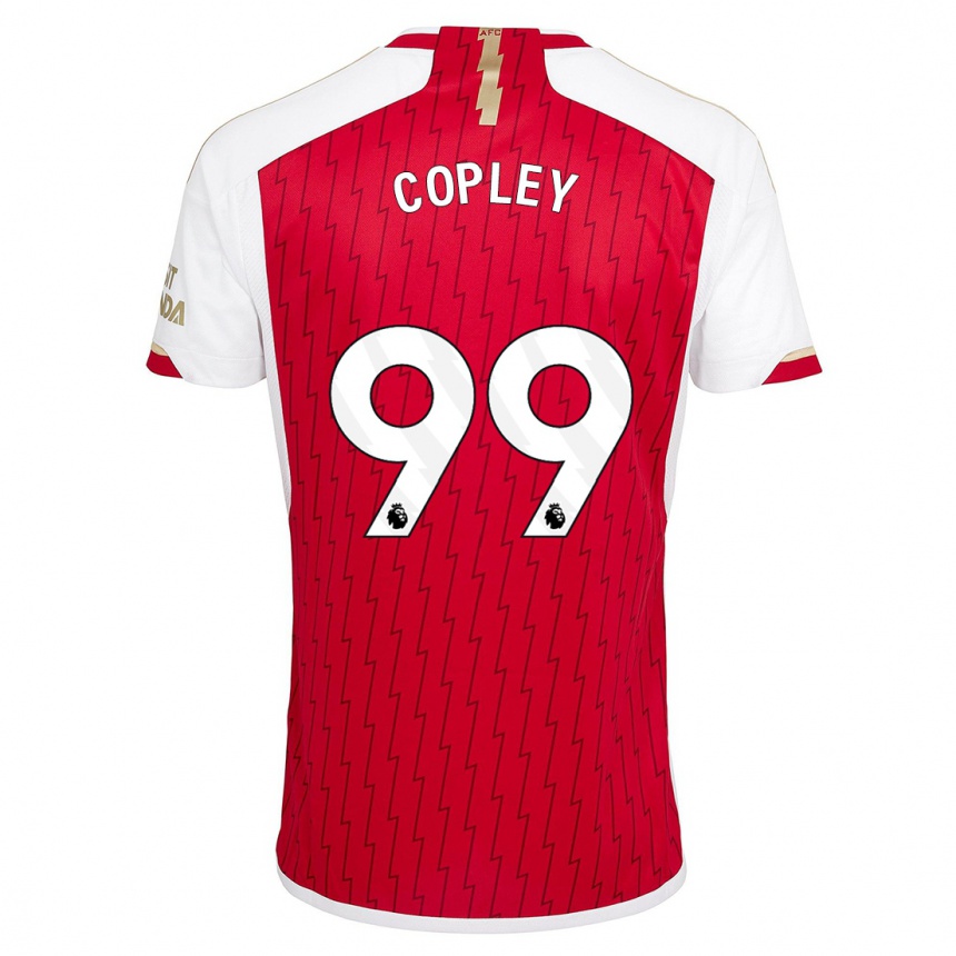 Hombre Fútbol Camiseta Louie Copley #99 Rojo 1ª Equipación 2023/24 Perú