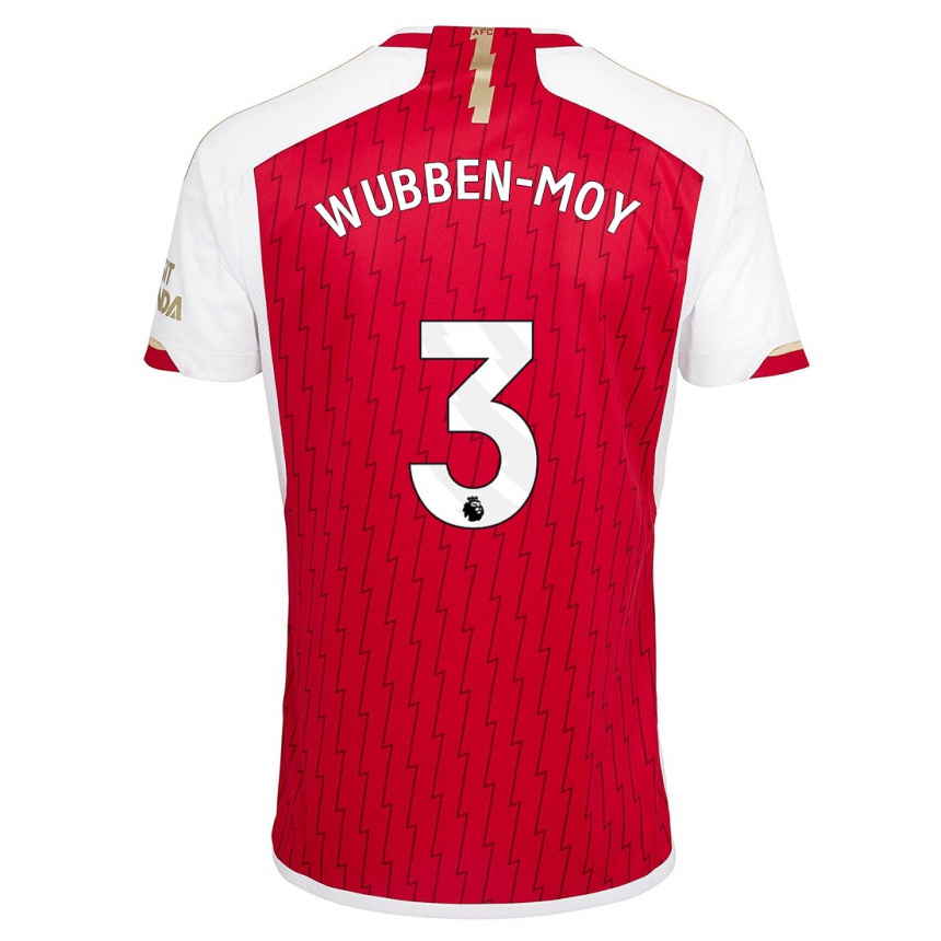 Hombre Fútbol Camiseta Lotte Wubben-Moy #3 Rojo 1ª Equipación 2023/24 Perú