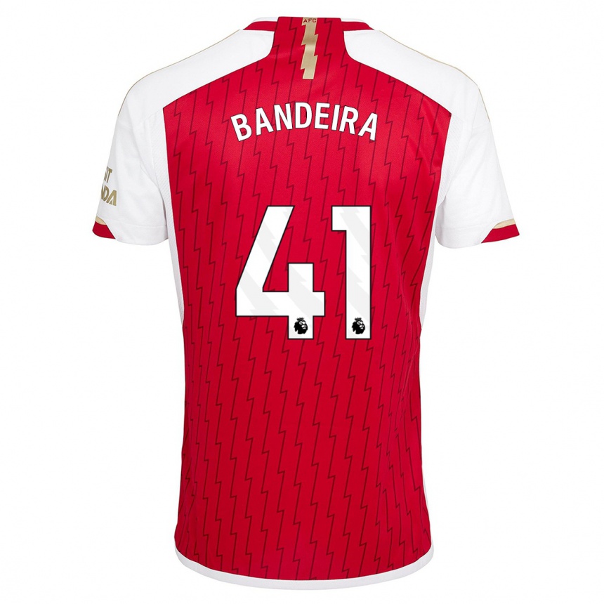 Hombre Fútbol Camiseta Mauro Bandeira #41 Rojo 1ª Equipación 2023/24 Perú