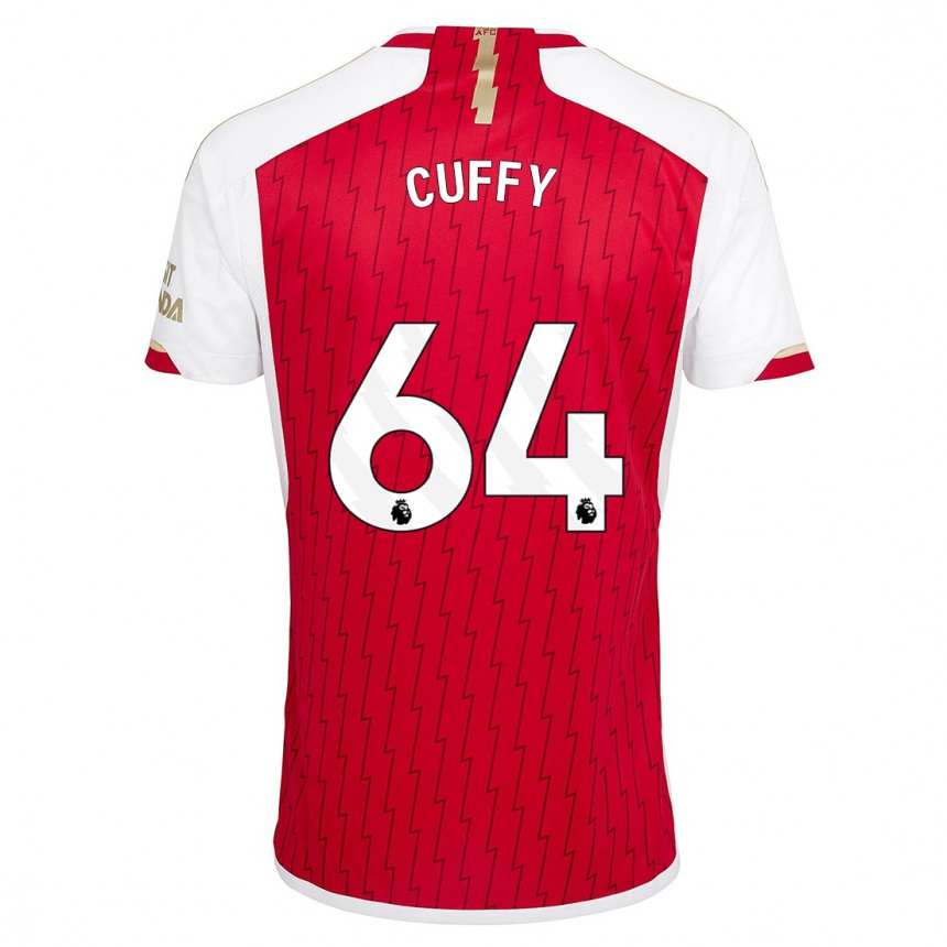 Hombre Fútbol Camiseta Brooke Norton Cuffy #64 Rojo 1ª Equipación 2023/24 Perú