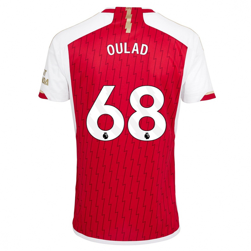 Hombre Fútbol Camiseta Salah-Eddine Oulad M'hand #68 Rojo 1ª Equipación 2023/24 Perú