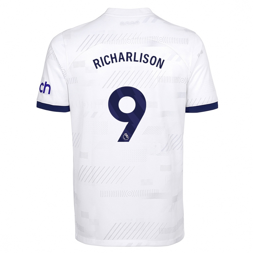 Hombre Fútbol Camiseta Richarlison #9 Blanco 1ª Equipación 2023/24 Perú