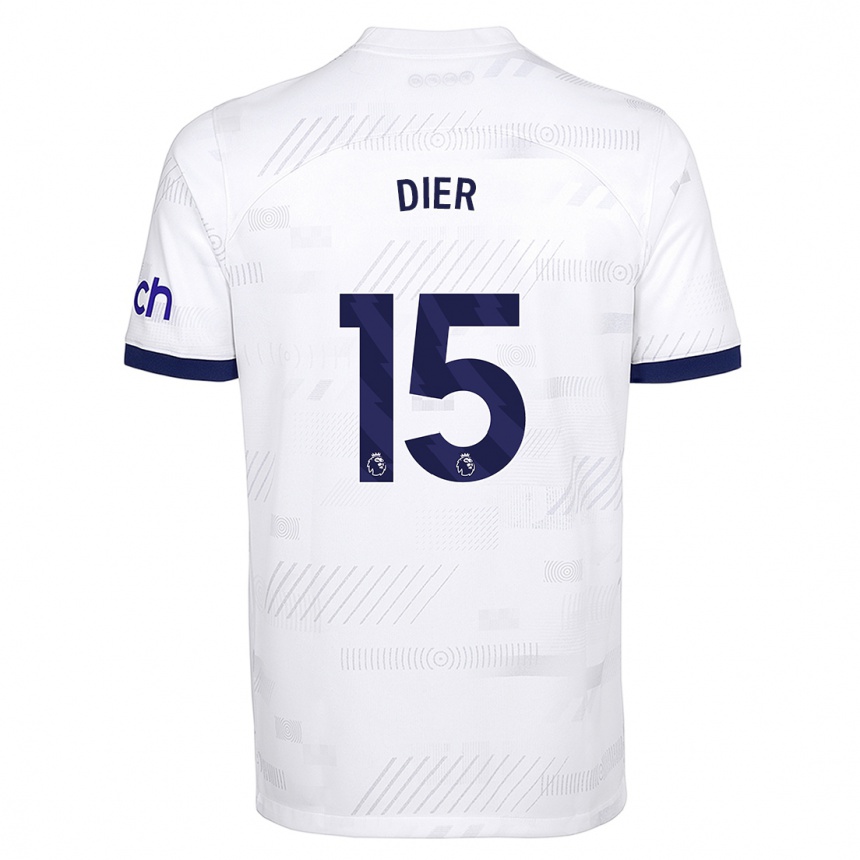 Hombre Fútbol Camiseta Eric Dier #15 Blanco 1ª Equipación 2023/24 Perú