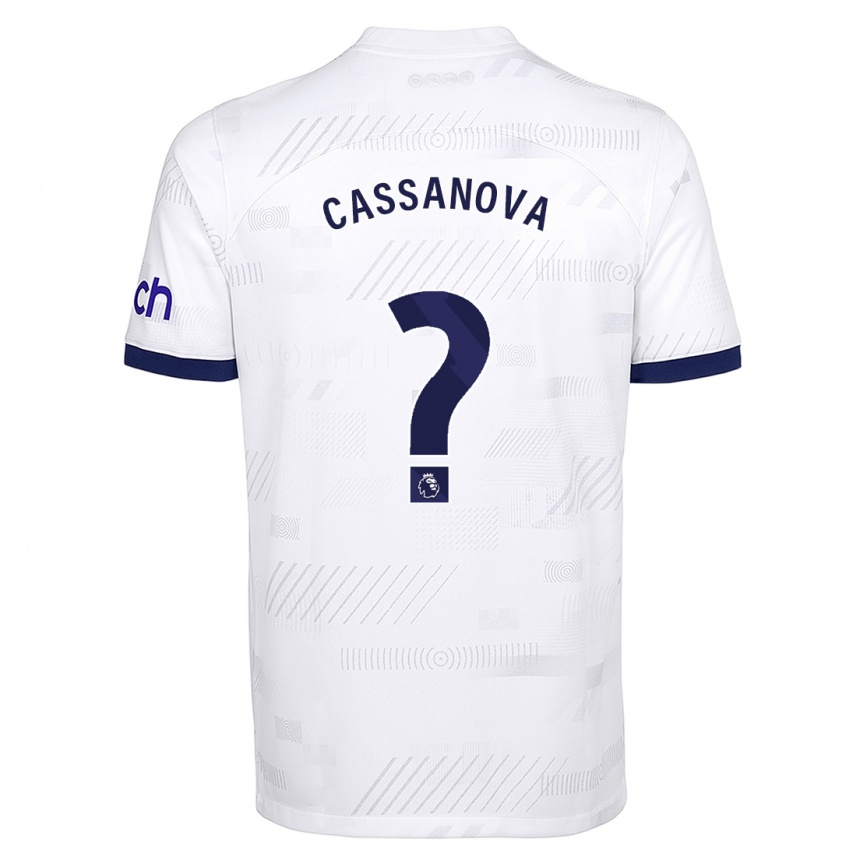 Hombre Fútbol Camiseta Dante Cassanova #0 Blanco 1ª Equipación 2023/24 Perú