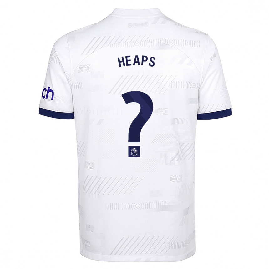 Hombre Fútbol Camiseta Billy Heaps #0 Blanco 1ª Equipación 2023/24 Perú