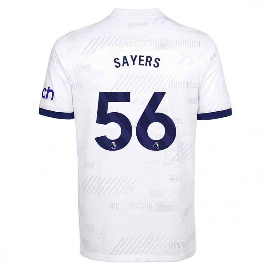 Hombre Fútbol Camiseta Charlie Sayers #56 Blanco 1ª Equipación 2023/24 Perú