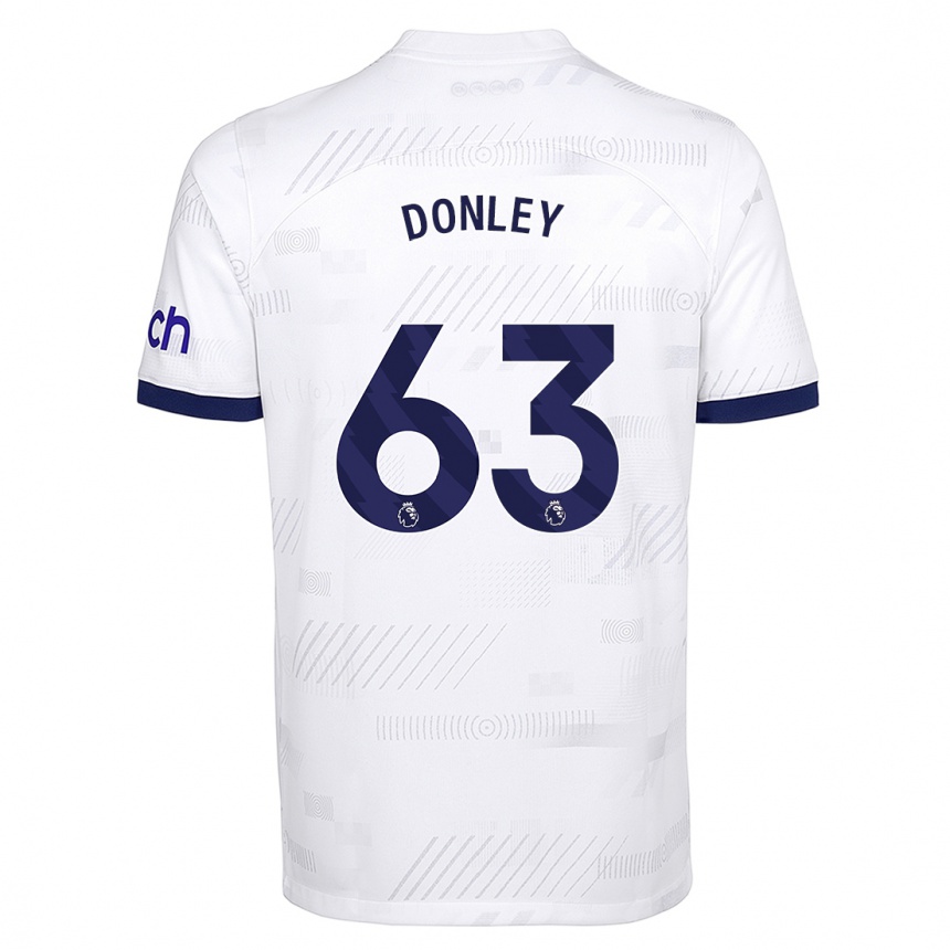 Hombre Fútbol Camiseta Jamie Donley #63 Blanco 1ª Equipación 2023/24 Perú