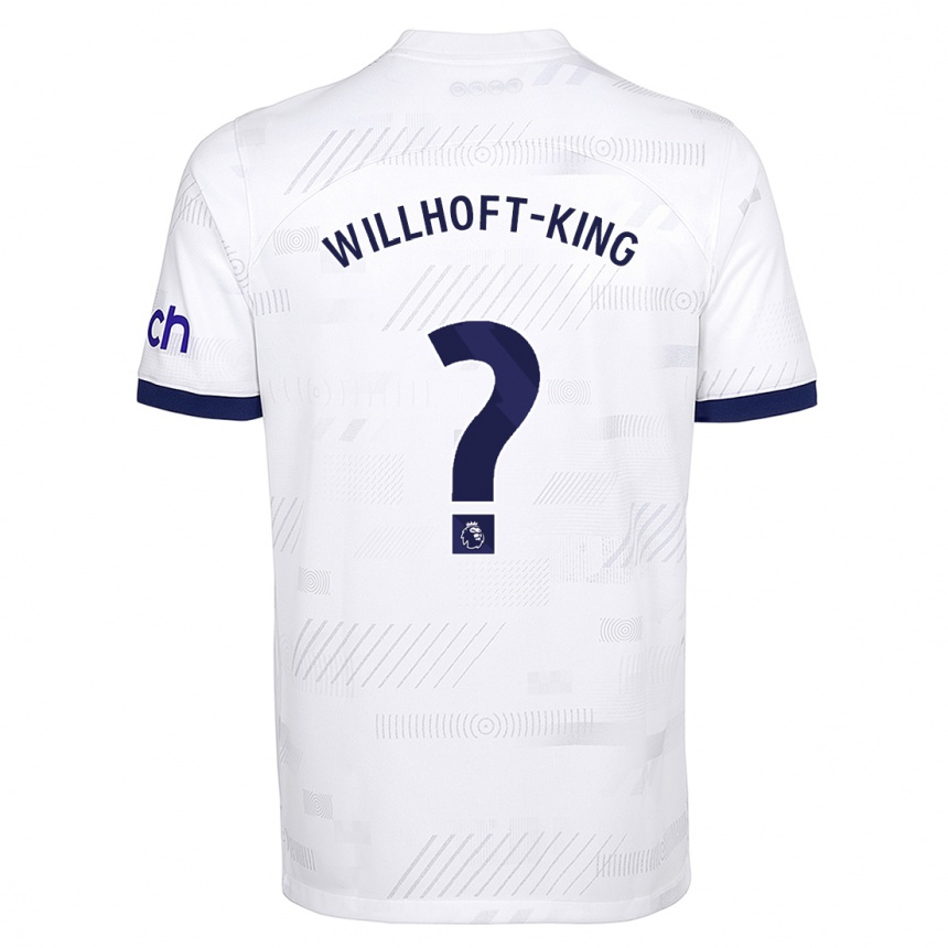 Hombre Fútbol Camiseta Han Willhoft-King #0 Blanco 1ª Equipación 2023/24 Perú