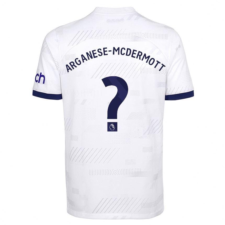 Hombre Fútbol Camiseta Pele Arganese-Mcdermott #0 Blanco 1ª Equipación 2023/24 Perú