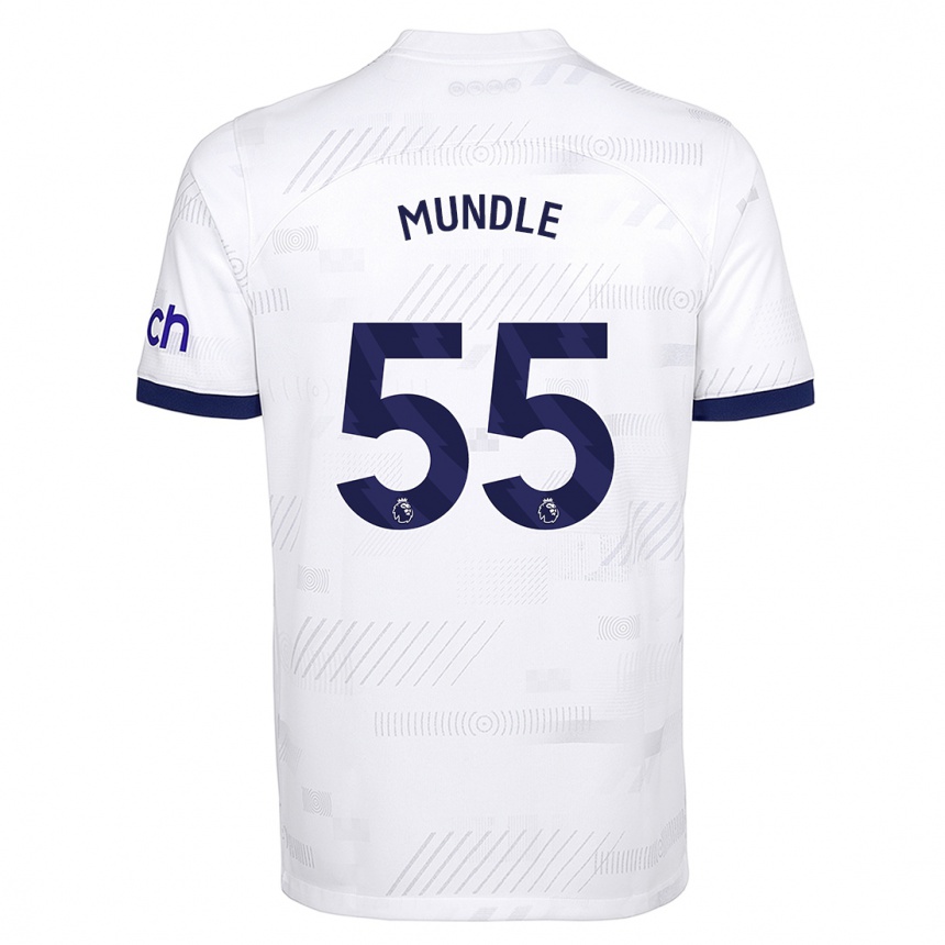 Hombre Fútbol Camiseta Romaine Mundle #55 Blanco 1ª Equipación 2023/24 Perú