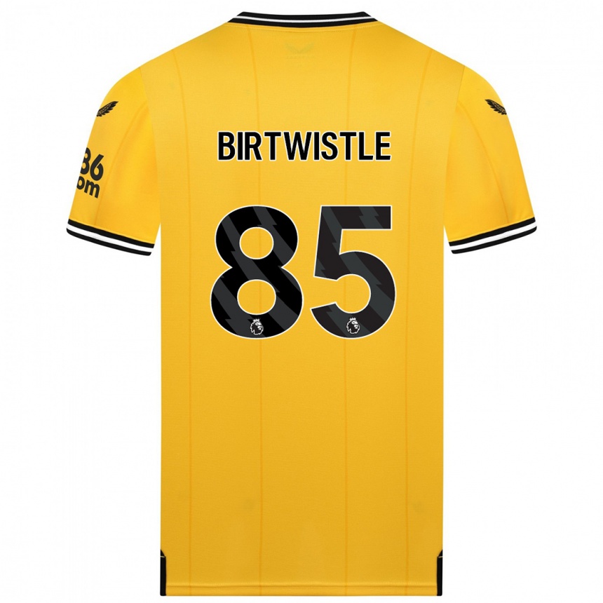 Hombre Fútbol Camiseta Harry Birtwistle #85 Amarillo 1ª Equipación 2023/24 Perú