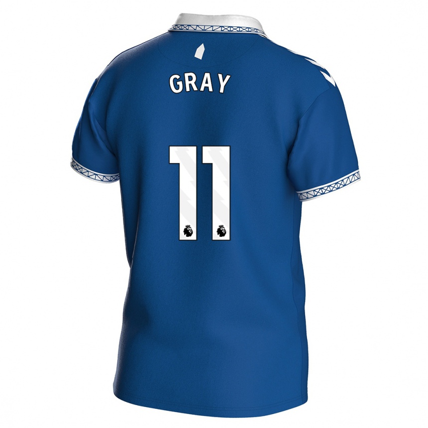 Hombre Fútbol Camiseta Demarai Gray #11 Azul Real 1ª Equipación 2023/24 Perú