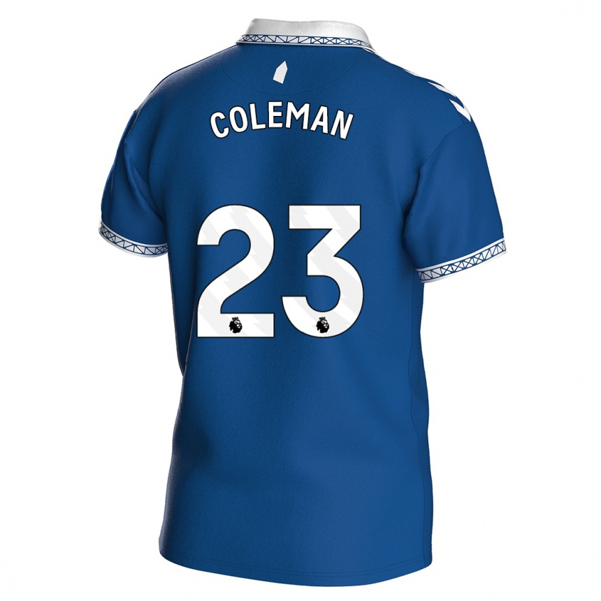 Hombre Fútbol Camiseta Seamus Coleman #23 Azul Real 1ª Equipación 2023/24 Perú