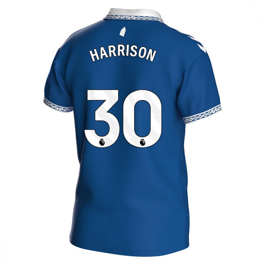 Hombre Fútbol Camiseta Jack Harrison #30 Azul Real 1ª Equipación 2023/24 Perú