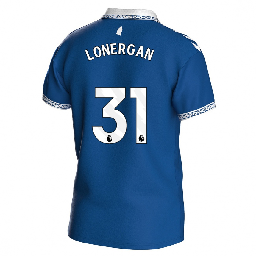 Hombre Fútbol Camiseta Andy Lonergan #31 Azul Real 1ª Equipación 2023/24 Perú