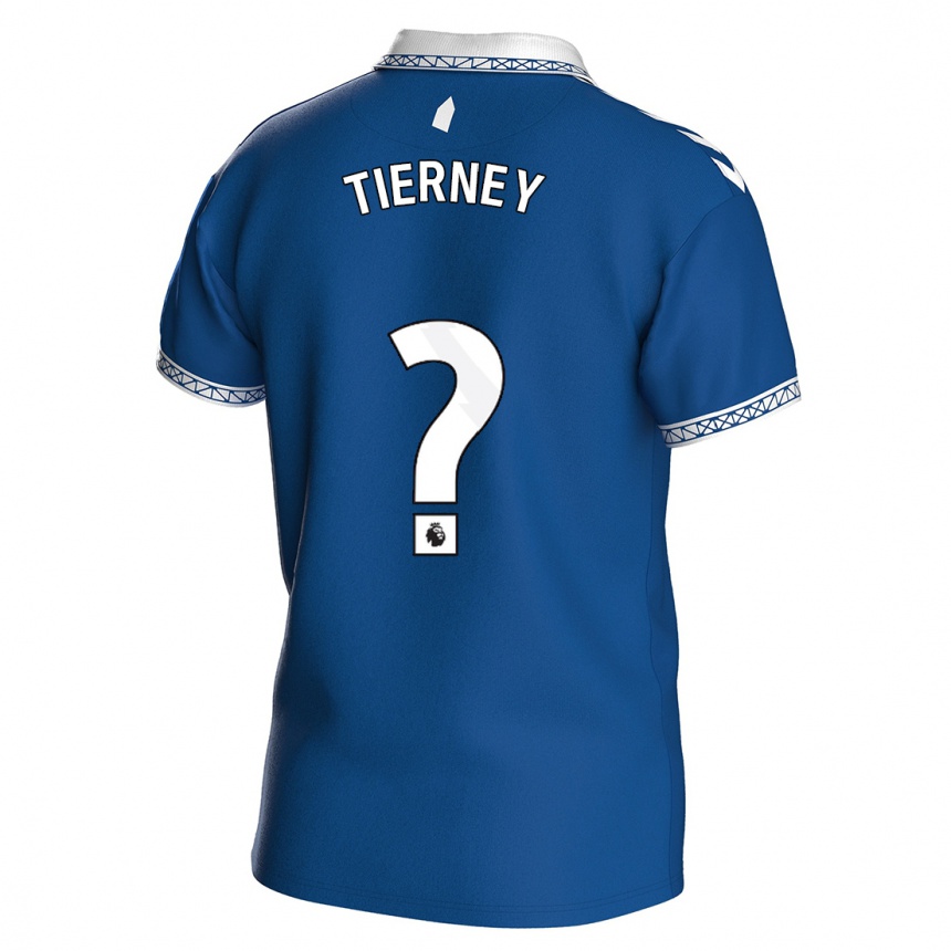 Hombre Fútbol Camiseta Jack Tierney #0 Azul Real 1ª Equipación 2023/24 Perú