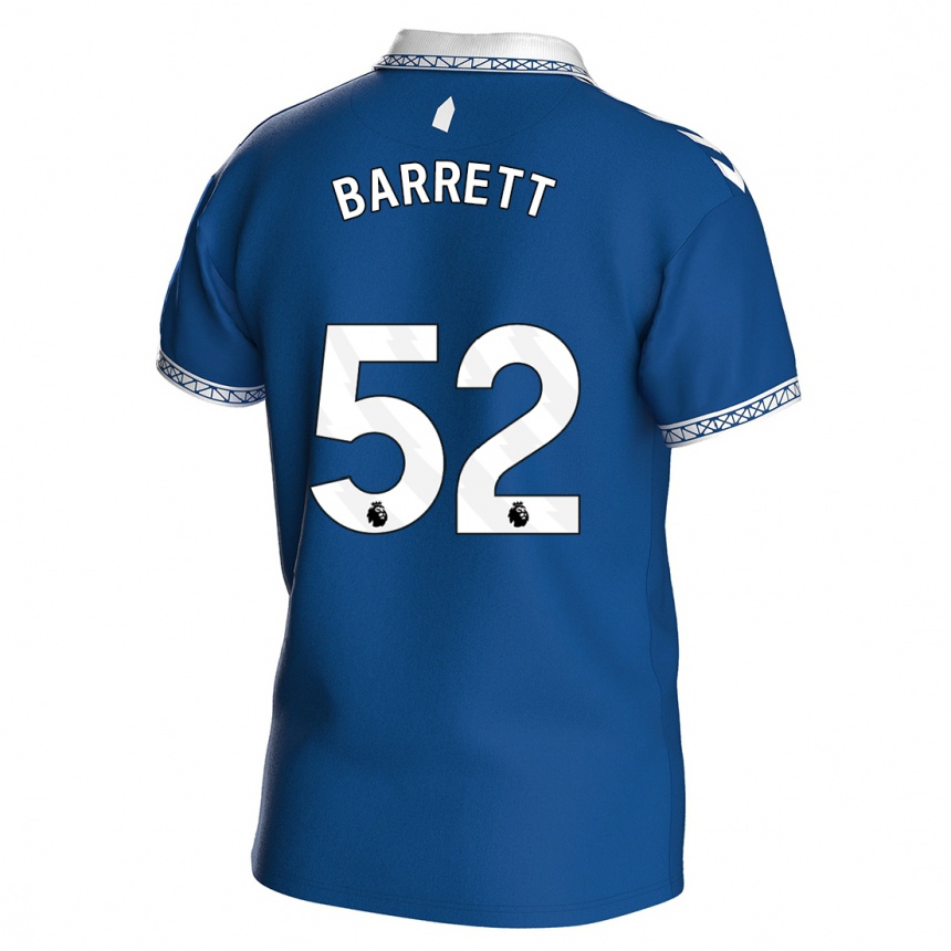 Hombre Fútbol Camiseta Jack Barrett #52 Azul Real 1ª Equipación 2023/24 Perú