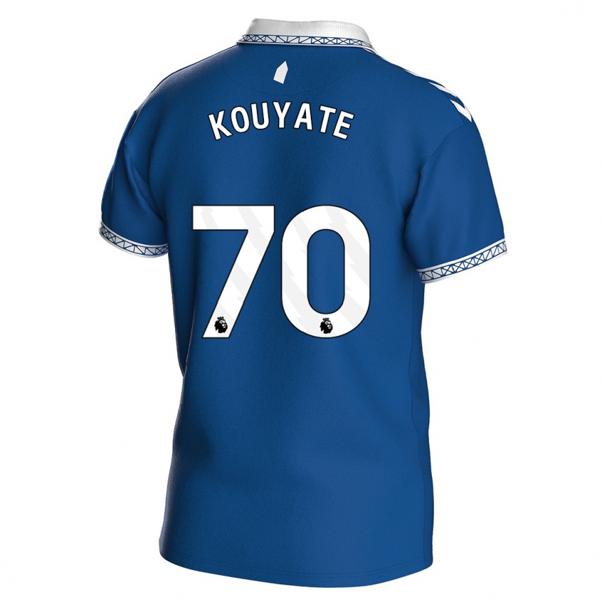 Hombre Fútbol Camiseta Katia Kouyate #70 Azul Real 1ª Equipación 2023/24 Perú