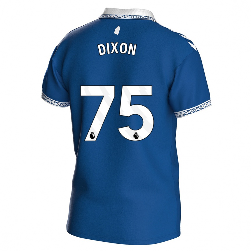 Hombre Fútbol Camiseta Roman Dixon #75 Azul Real 1ª Equipación 2023/24 Perú