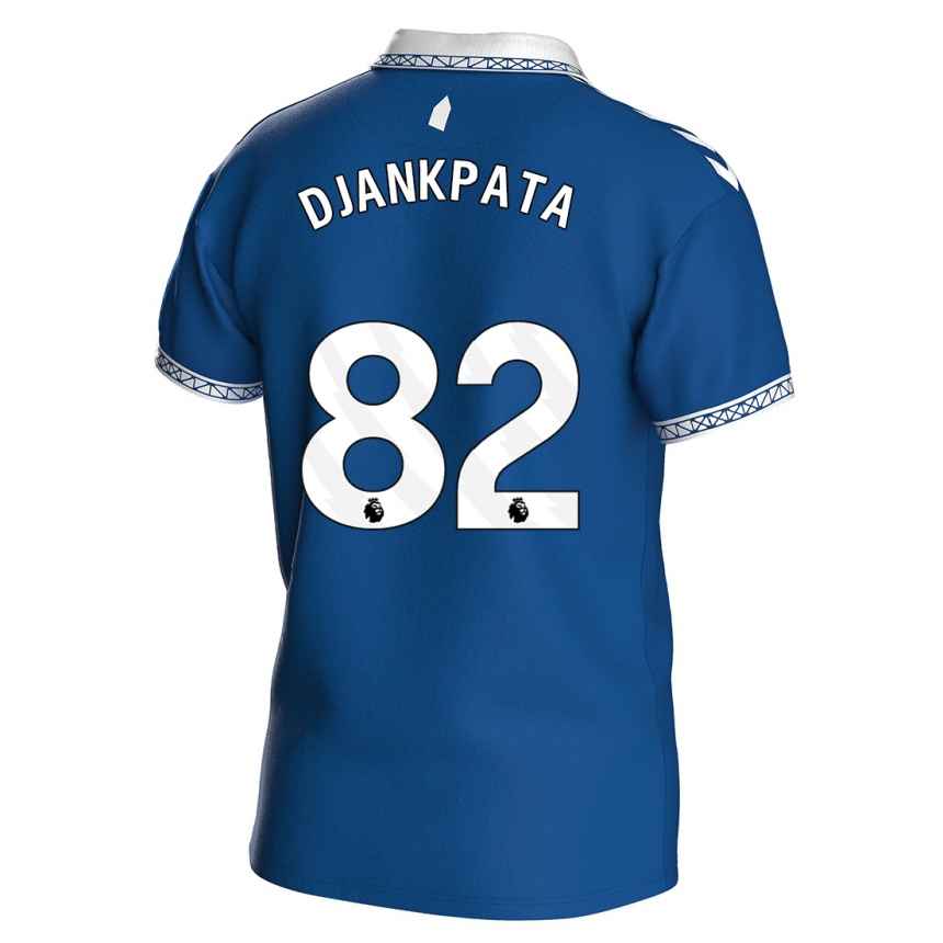 Hombre Fútbol Camiseta Halid Djankpata #82 Azul Real 1ª Equipación 2023/24 Perú