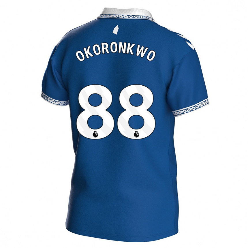 Hombre Fútbol Camiseta Francis Okoronkwo #88 Azul Real 1ª Equipación 2023/24 Perú