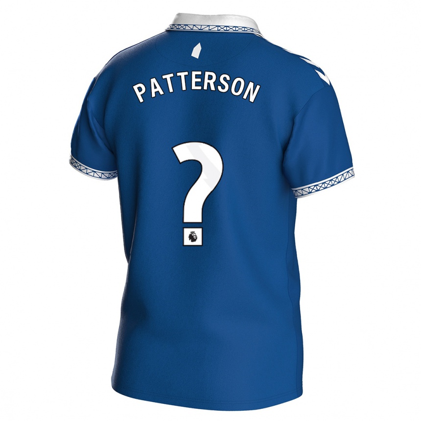 Hombre Fútbol Camiseta Jack Patterson #0 Azul Real 1ª Equipación 2023/24 Perú