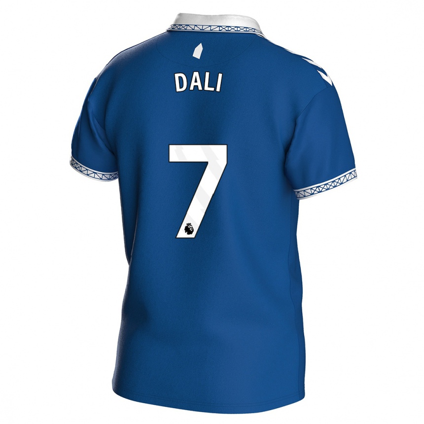 Hombre Fútbol Camiseta Kenza Dali #7 Azul Real 1ª Equipación 2023/24 Perú