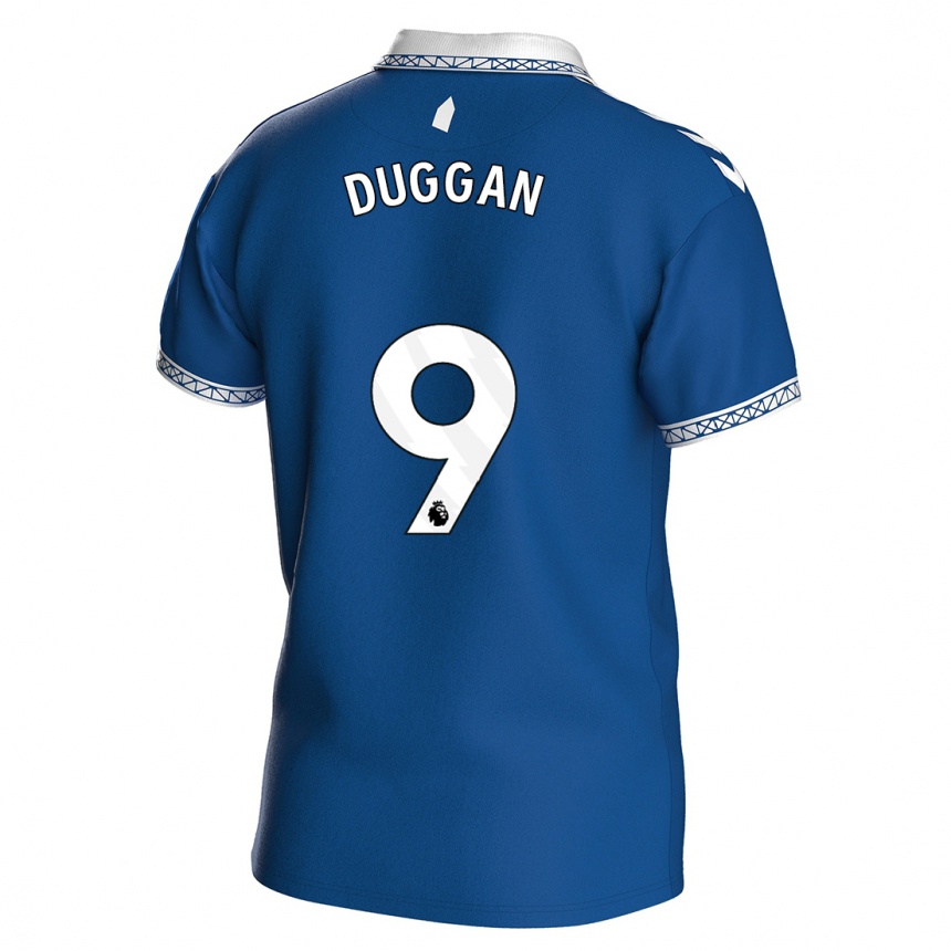 Hombre Fútbol Camiseta Toni Duggan #9 Azul Real 1ª Equipación 2023/24 Perú