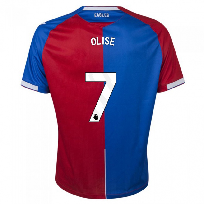 Hombre Fútbol Camiseta Michael Olise #7 Rojo Azul 1ª Equipación 2023/24 Perú