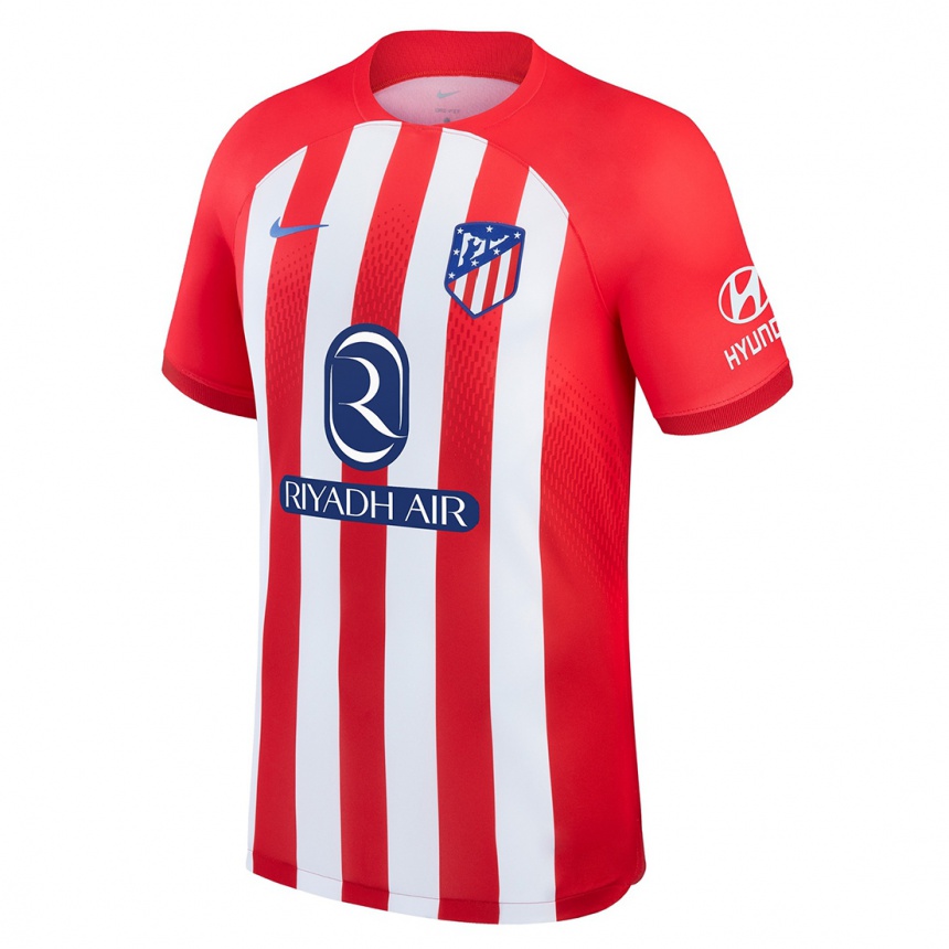 Hombre Fútbol Camiseta Marcos Llorente #14 Rojo Blanco 1ª Equipación 2023/24 Perú