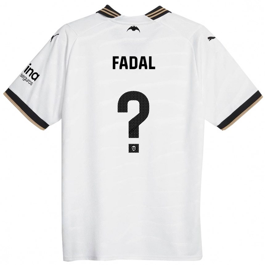 Hombre Fútbol Camiseta Ali Fadal #0 Blanco 1ª Equipación 2023/24 Perú