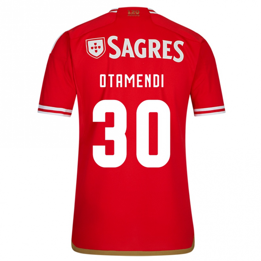 Hombre Fútbol Camiseta Nicolas Otamendi #30 Rojo 1ª Equipación 2023/24 Perú