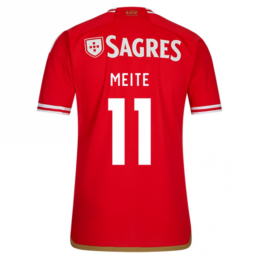 Hombre Fútbol Camiseta Soualiho Meite #11 Rojo 1ª Equipación 2023/24 Perú