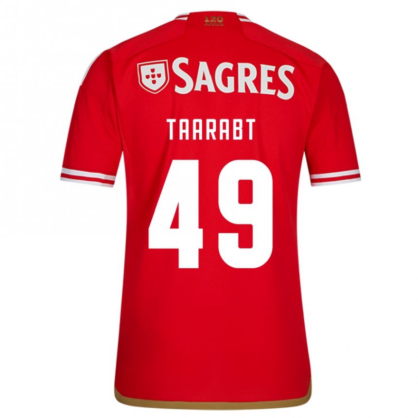 Hombre Fútbol Camiseta Adel Taarabt #49 Rojo 1ª Equipación 2023/24 Perú