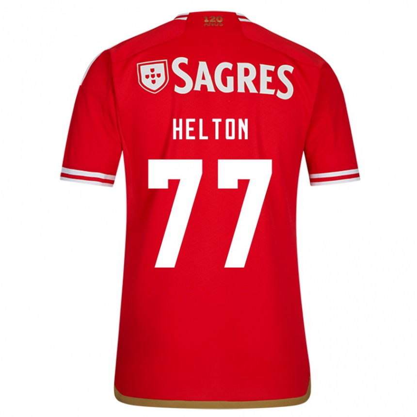 Hombre Fútbol Camiseta Helton Leite #77 Rojo 1ª Equipación 2023/24 Perú