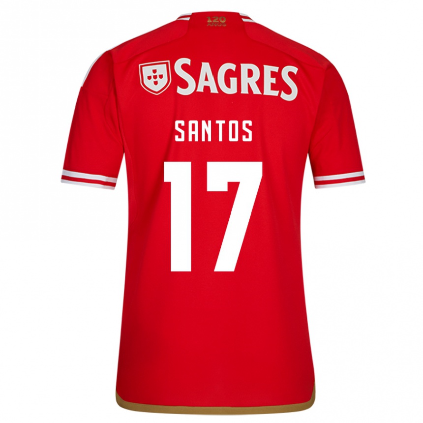 Hombre Fútbol Camiseta Daniela Santos #17 Rojo 1ª Equipación 2023/24 Perú