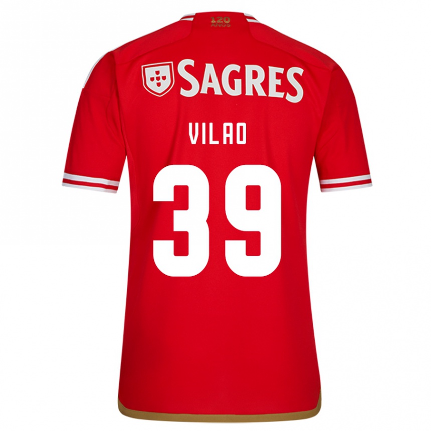 Hombre Fútbol Camiseta Carolina Vilao #39 Rojo 1ª Equipación 2023/24 Perú