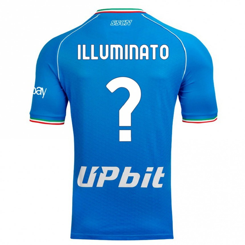 Hombre Fútbol Camiseta Antonio Illuminato #0 Cielo Azul 1ª Equipación 2023/24 Perú